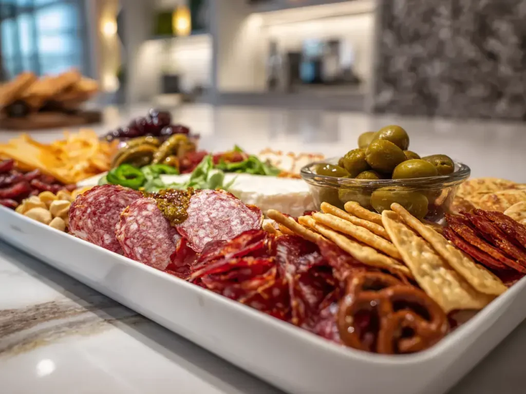 Easy Spicy Chili Charcuterie Board