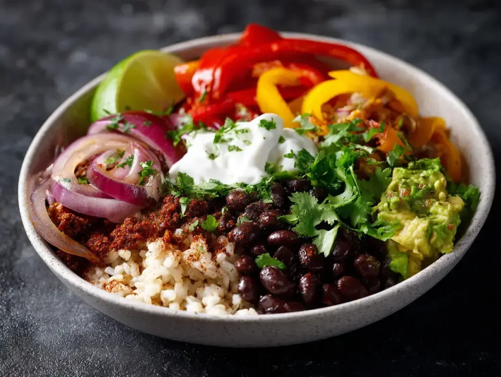 Easy vegan burrito bowls